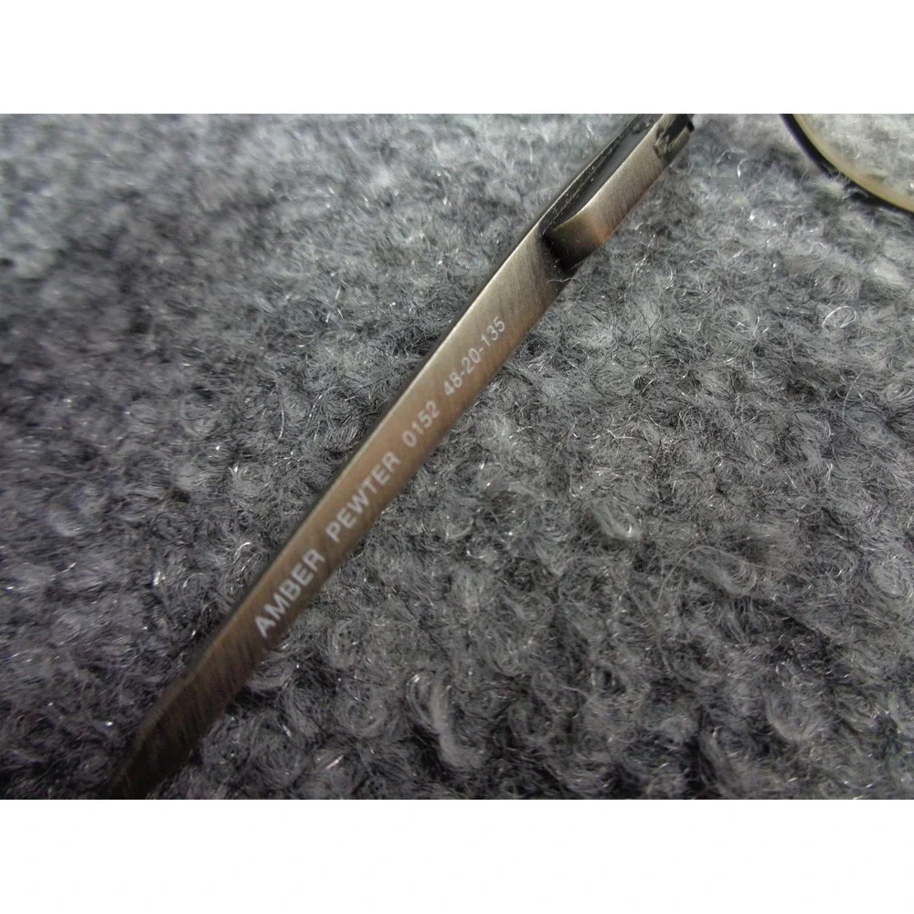 Dakota Smith Eyeglasses Frames El Dorado 0152 Tortoise 48/20/135 Amber Pewter